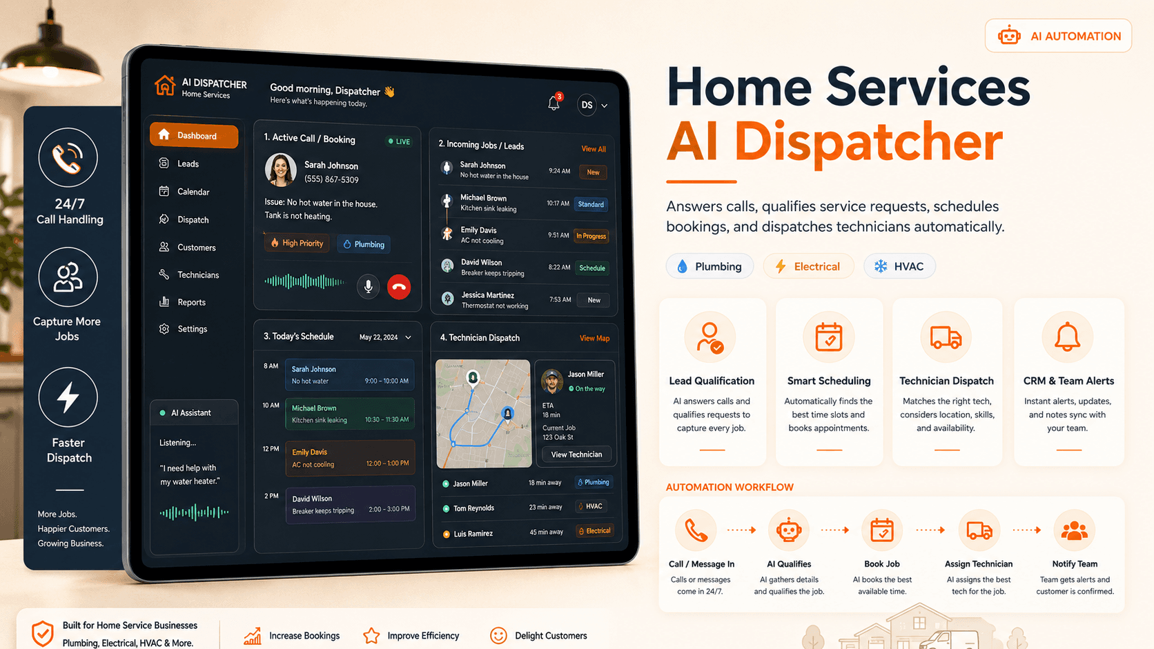 Home Services AI Dispatcher preview