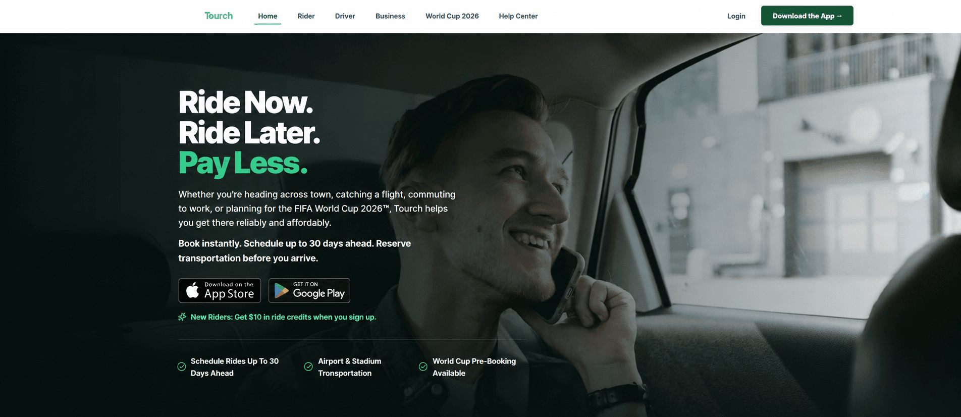 Tourch - Reliable Rides (Ride-Hailing Platform) preview